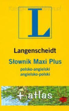 Słownik Maxi Plus polsko-angielski angielsko-polski  Atlas /4030/