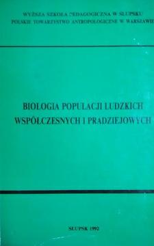 Biologia populacji ludzkich współczesnych i pradziejowych /4421/