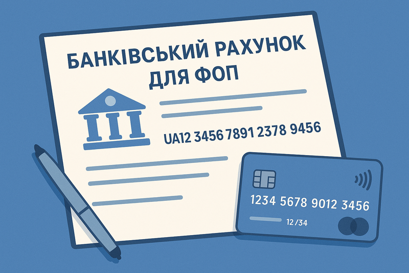 Банківський рахунок для ФОП