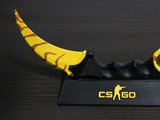 Nóż KARAMBIT TIGER TOOTH + podstawka czarna 1