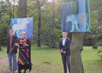 „Zwierzęta wracają do lasu” wystawa malarstwa w Ptasim Parku w Mosinie, wrzesień 2021