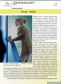 Obrazy Dariusza Głowackiego w Wielkopolskim Widnokręgu