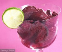 Granita jagodowo-imbirowa