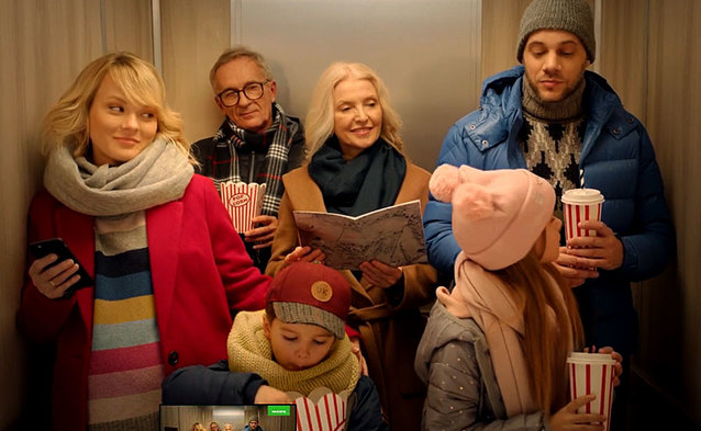 Świąteczna reklama oferty Plus na Kartę