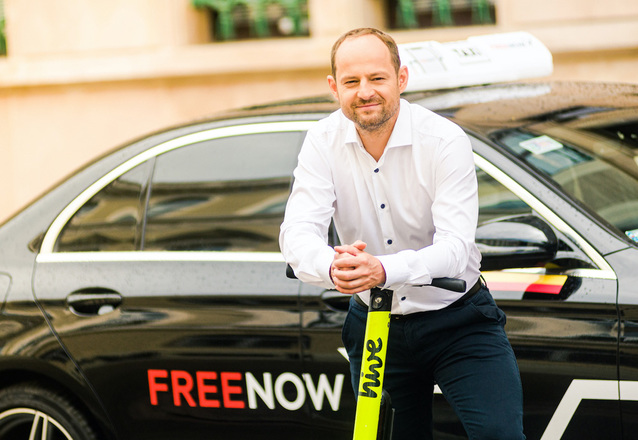 FREE NOW integruje wynajem hulajnóg hive w jednej aplikacji