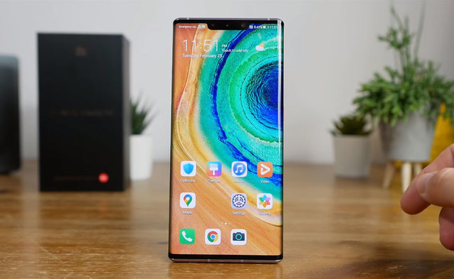 Huawei Mate 30 Pro - rozpakowanie pudełka