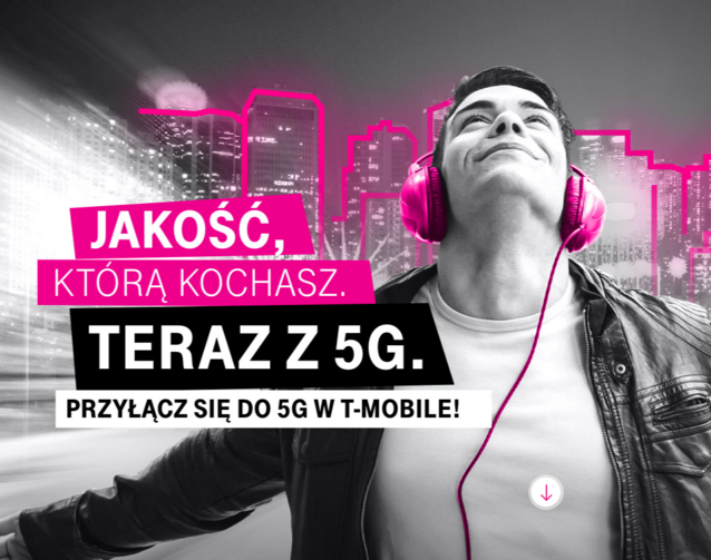 Sieć T-Mobile 5G magicznie przyspiesza do 300 Mbps