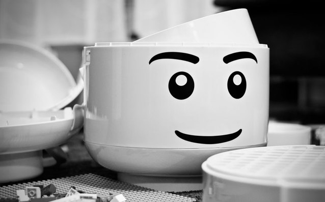 Klocki Lego w kampanii informacyjnej na temat DVB-T2