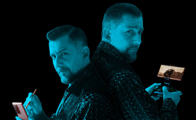 Sokół w nowej kampanii Galaxy Note20 Ultra 5G