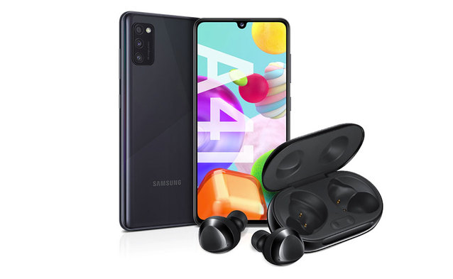 Galaxy A41 ze słuchawkami Galaxy Buds+ w prezencie