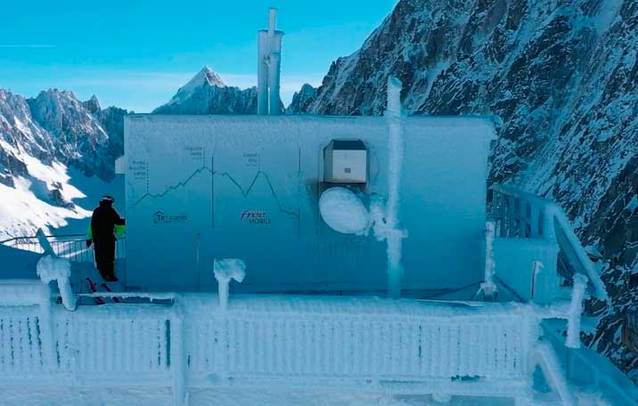 Lodowiec Argentiera pokryty przez FREE'S 4G