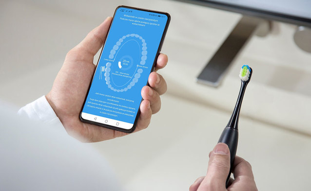 Szczoteczka soniczna z aplikacją Huawei AI Life