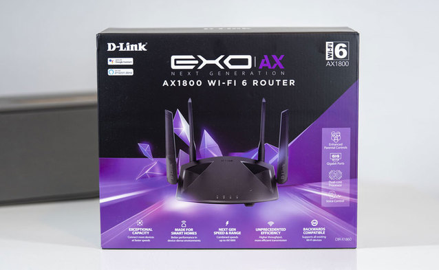 D-Link EXO AX AX1800 Wi-Fi 6 Router