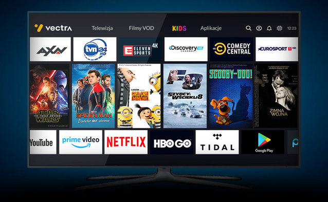 Vectra rozszerza ofertę programową telewizji OTT