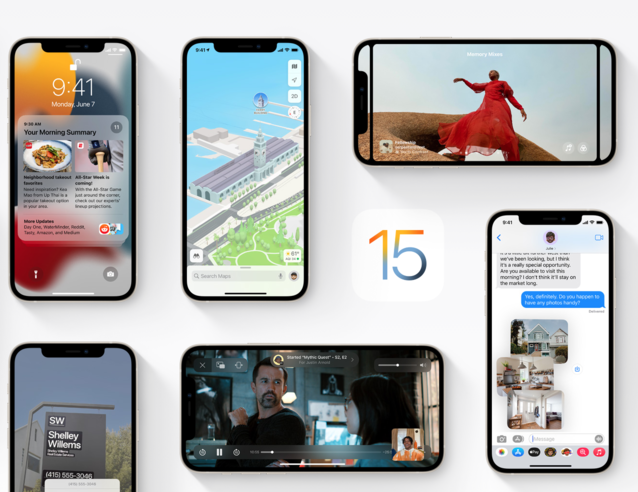 iOS 15 - lista zmian i nowości