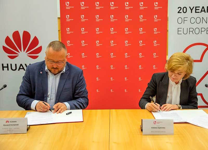 Huawei Polska i Uniwersytet Łódzki podpisały porozumienie o współpracy