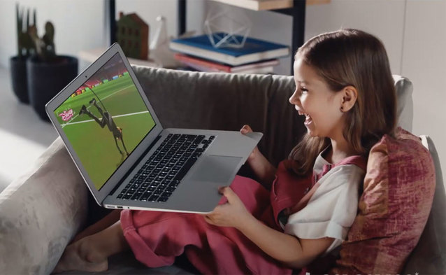 Netia reklamuje "Mistrzowskie rozegranie w Netii"