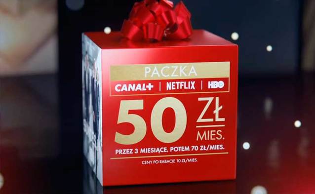 CANAL+ z Netflix i HBO od 50 zł/mies. w specjalnych promocjach na święta