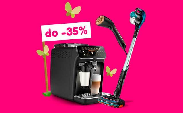 Odbierz od T-Mobile zniżkę do 35% na małe AGD marki Philips