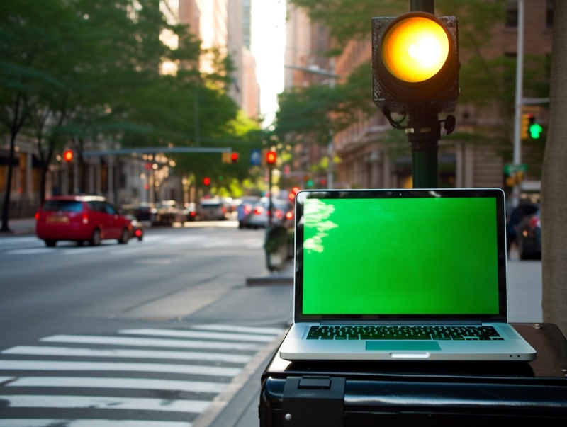 Jest zielone światło dla laptopów dla uczniów