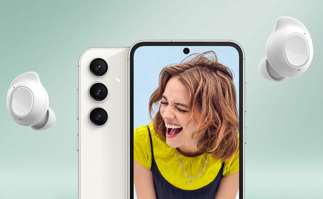 Samsung Buds FE i HONOR X7a w Orange