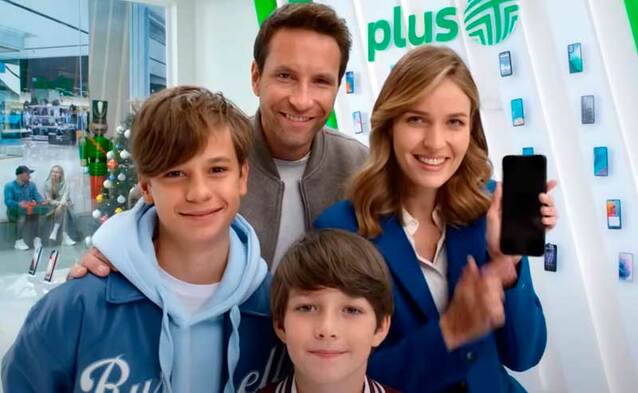 Świąteczne kampanie reklamowe Plusa