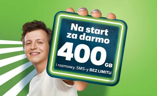 400 GB danych za darmo