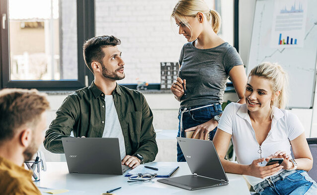 Chromebook Acer z obrotowym ekranem w dobrej cenie