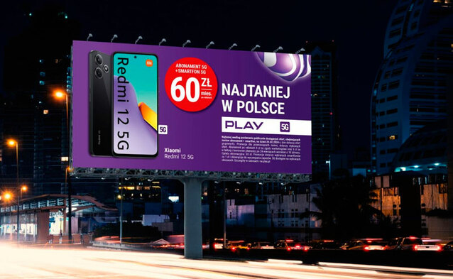 60 zł za smartfon i abonament z 5G w PLAY