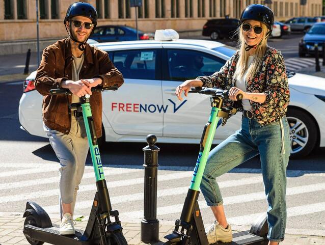 Z apki FREENOW można wypożyczyć samochód