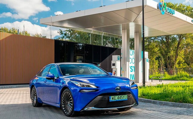 Grupa Polsat Plus chwali się swoją flotą aut wodorowych