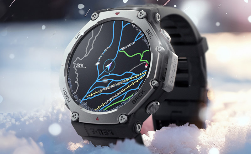 Amazfit T-Rex 3 z nowym trybem skialpinizmu