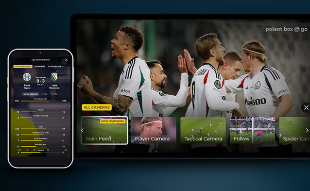 Mecze piłki nożnej i siatkówki w Polsat Box Go z wielokamerowym przekazem