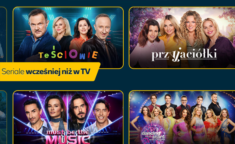 Nowe odcinki seriali i programów wcześniej w Polsat Box Go