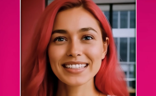 T-Mobile Polska wprowadza do komunikacji Miss Magenta – jest wygenerowana przez AI