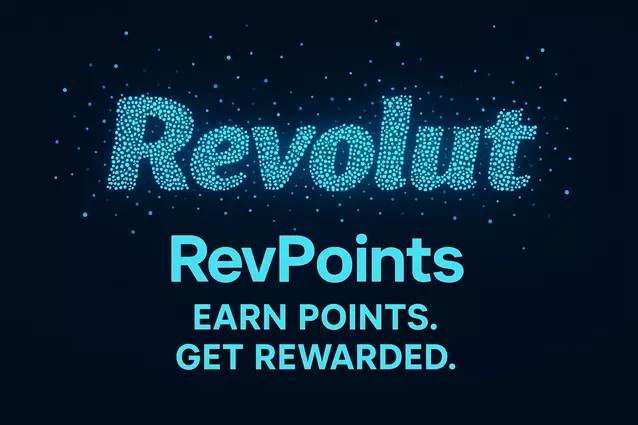 Revolut uruchomił w Polsce swój program lojalnościowy - punkty można wymieniać na mile lotnicze, saloniki i eSIM