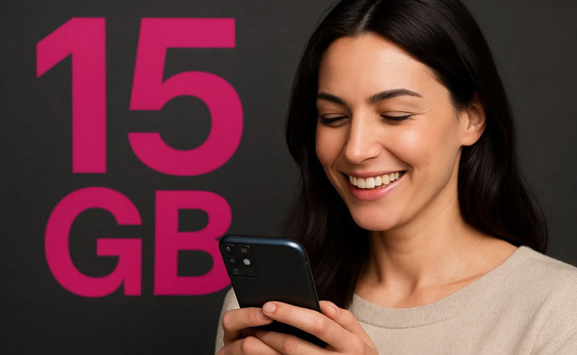 15 GB internetu na 7 dni