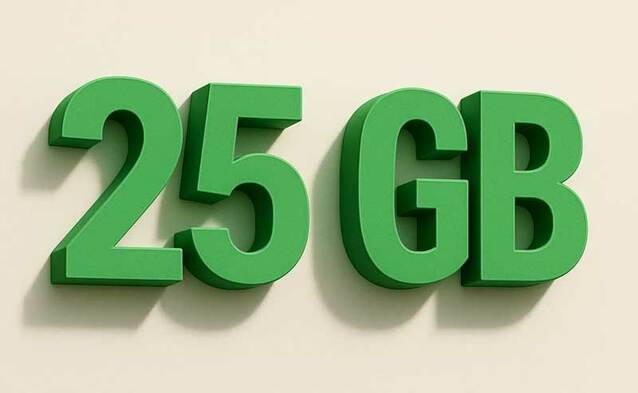 Darmowe 25 GB internetu