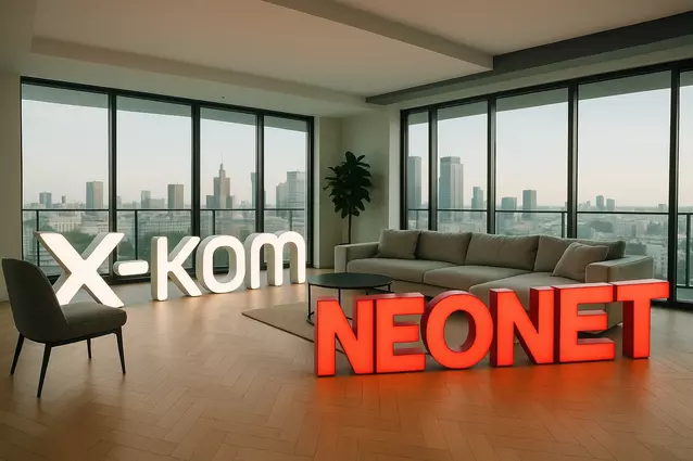 x-kom i Neonet – jest nowy koncept – domowy salon w CH Reduta w Warszawie