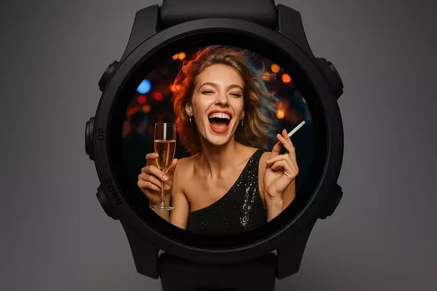 Garmin prosi o wprowadzanie do swojej aplikacji wieczornego espresso i alkoholu