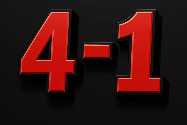 Trzej operatorzy rozbierają na części czwartego