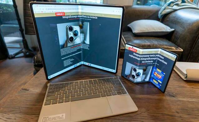 Huawei MateBook Fold Ultimate Design – kosmiczny składany laptop w w naszych rękach