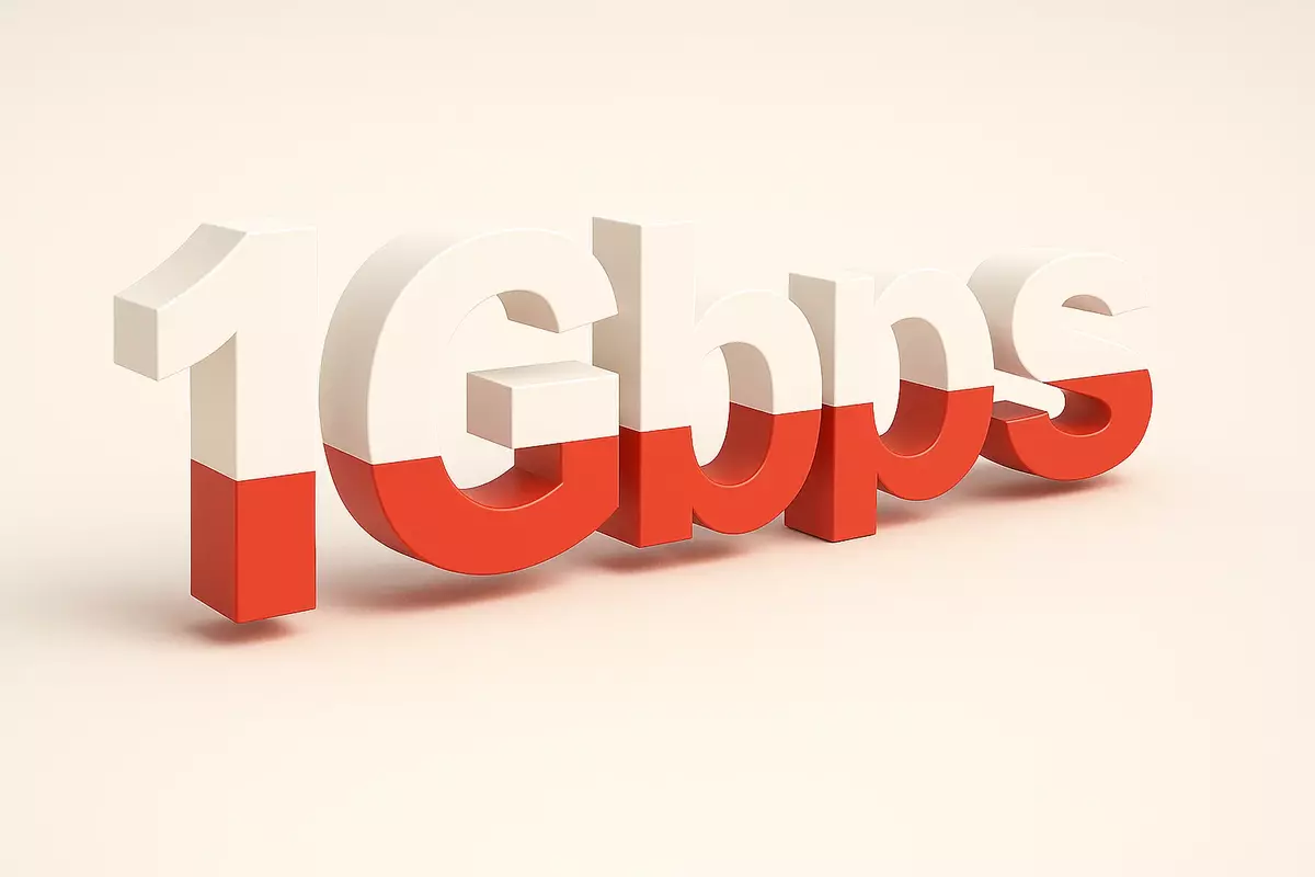 4.4 mln adresów w Polsce jest w zasięgu internetu 1 Gpbs - wszystkich adresów jest 9 mln