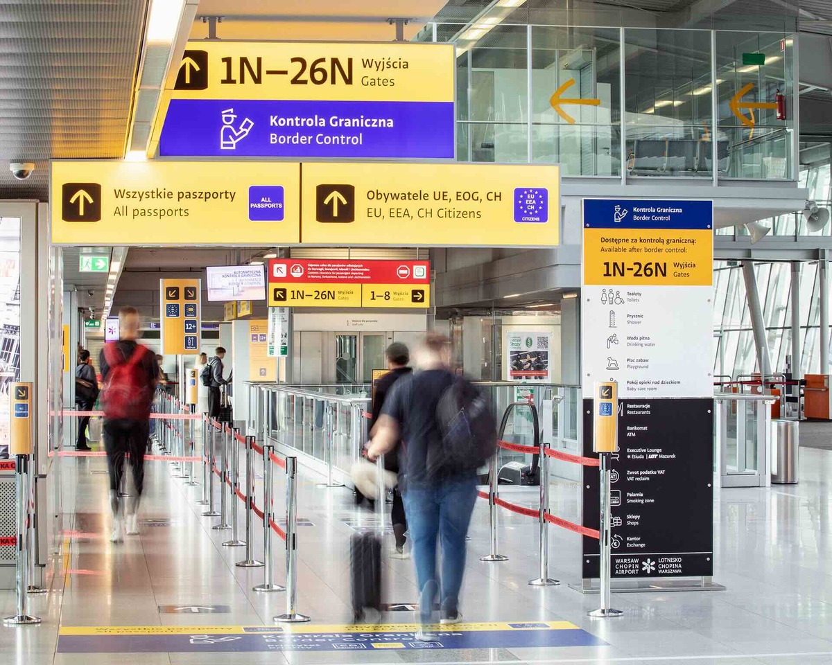 W poniedziałek lotnisko Chopina uruchamia EES