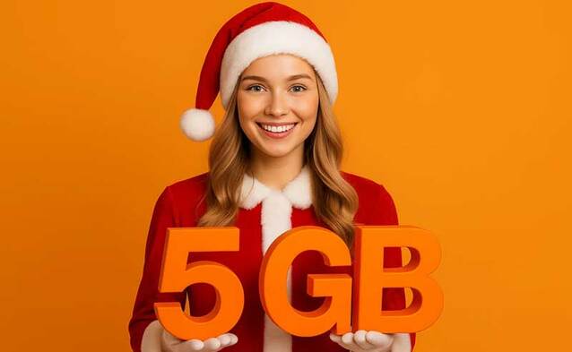 Mikołajkowa promocja Orange na kartę: no limit i 5 GB przez 5 dni