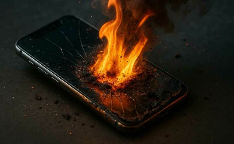 Wybuch telefonu w internacie w Ropczycach