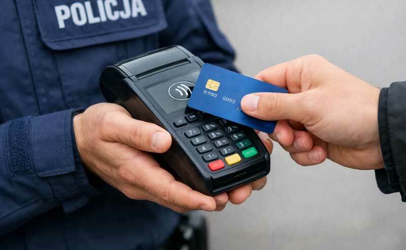 Płatności bezgotówkowe za mandaty zostają - program potrwa do końca 2028