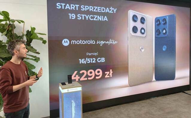 Motorola signature wchodzi na polski rynek - sprzedaż od 19 stycznia
