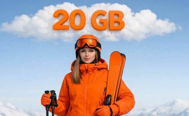 Darmowe 20 GB na ferie