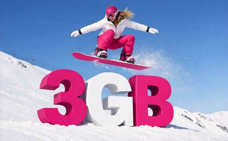 Darmowy pakiet danych w roamingu w T-Mobile